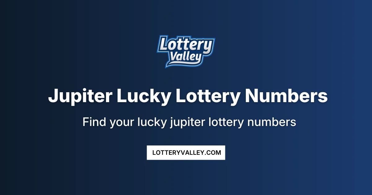 Jupiter Lucky Lottery Numbers - Planetary Influence