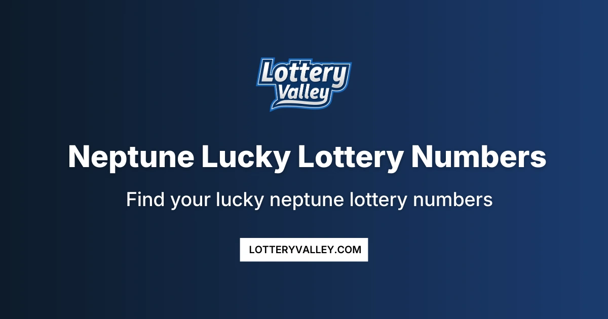 Neptune Lucky Lottery Numbers - Planetary Influence