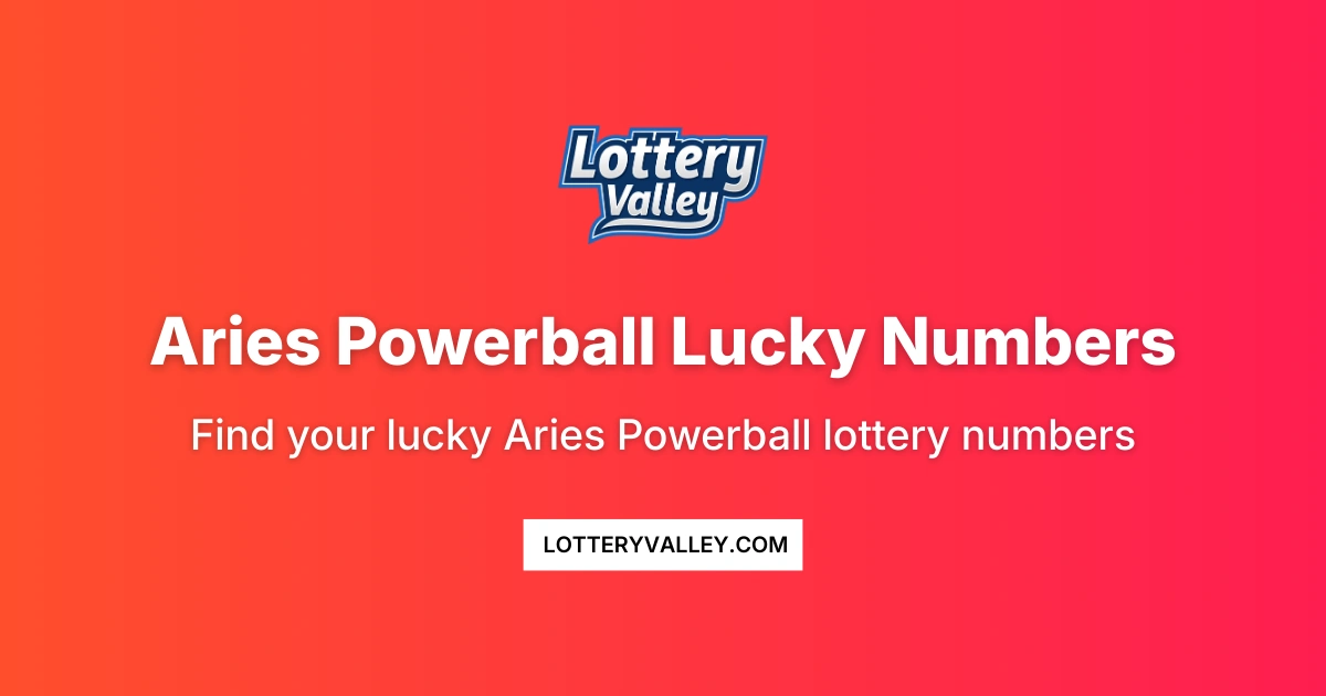 Aries Powerball Lucky Numbers - Daily Predictions