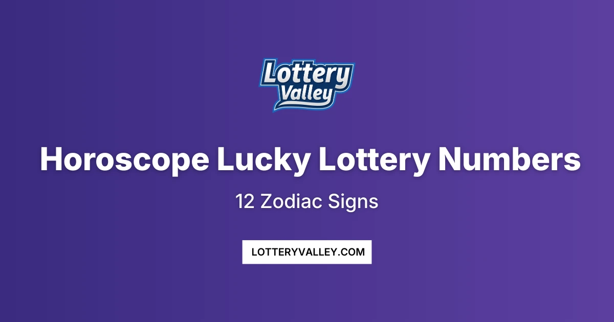 Horoscope Lucky Lottery Numbers - All Zodiac Signs