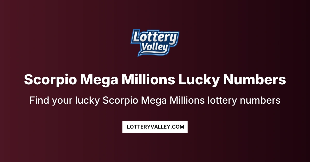 Scorpio Mega Millions Lucky Numbers - Daily Predictions