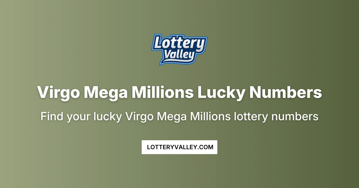 Virgo Mega Millions Lucky Numbers - Daily Predictions