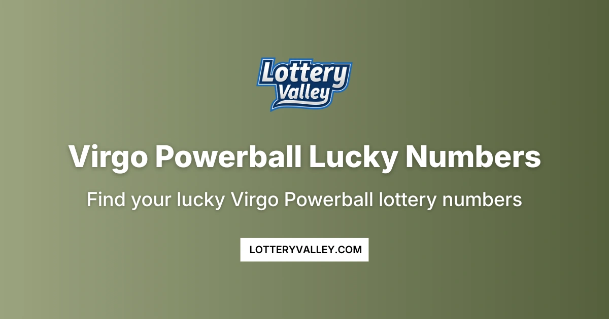 Virgo Powerball Lucky Numbers - Daily Predictions