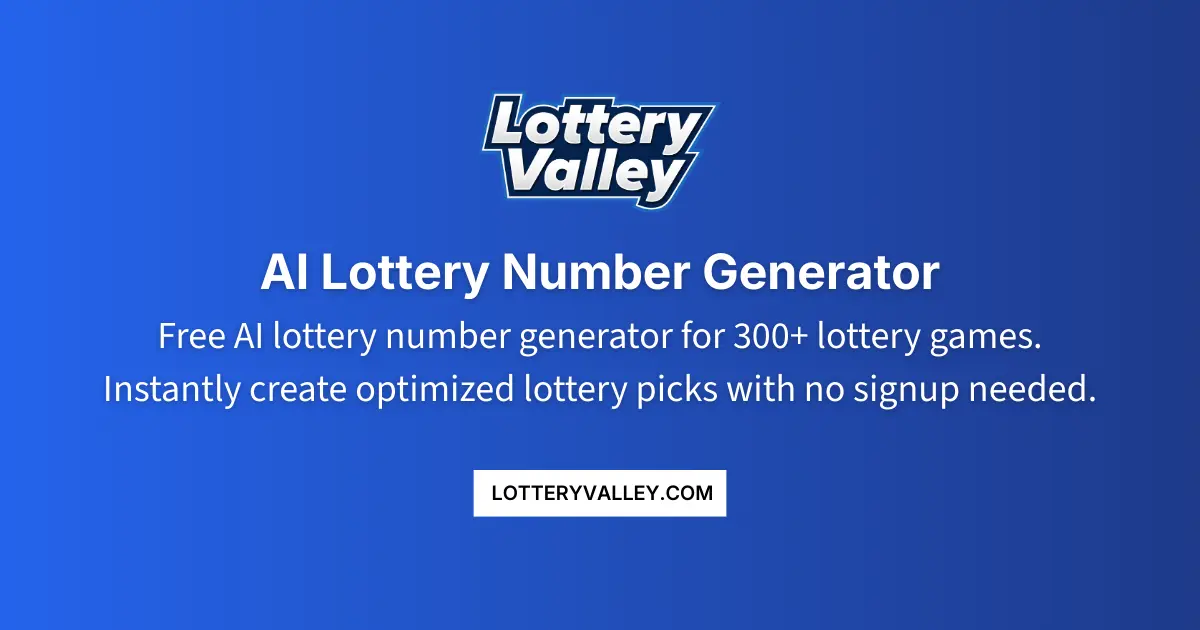 AI Lottery Number Generator