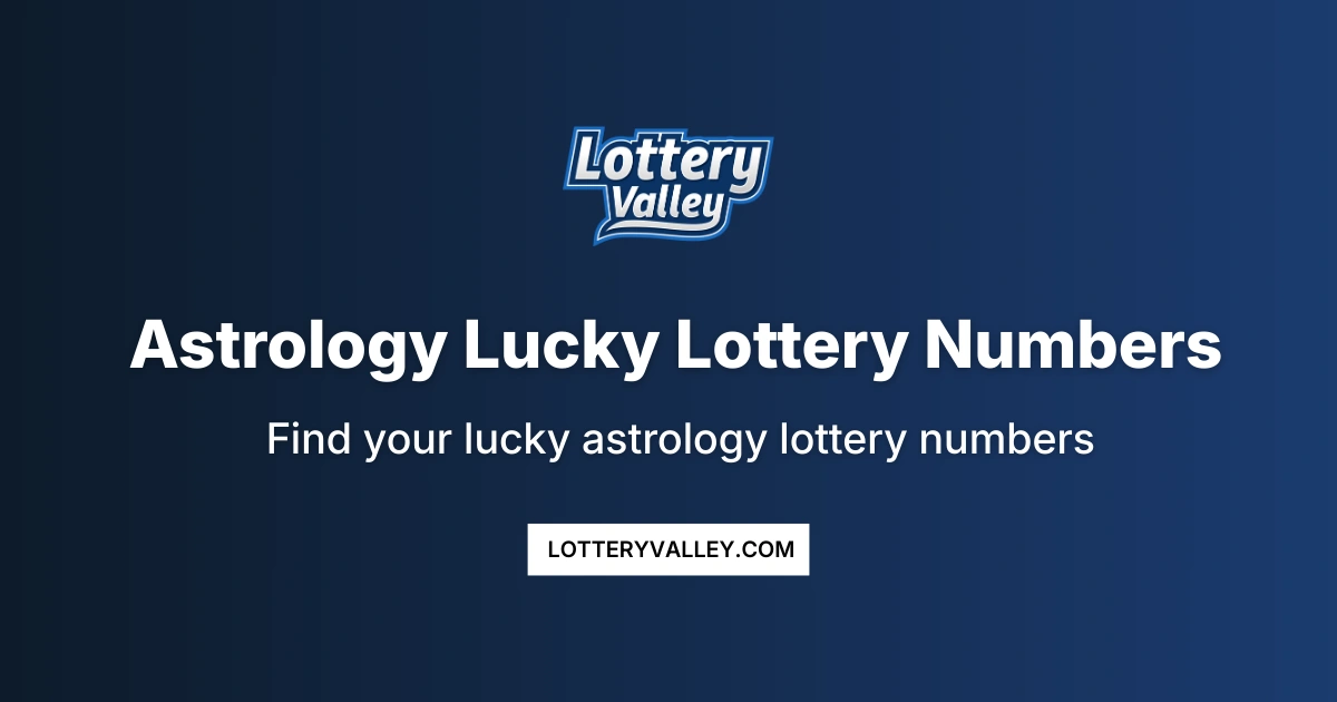 Astrology Lucky Lottery Numbers - Planetary Alignments